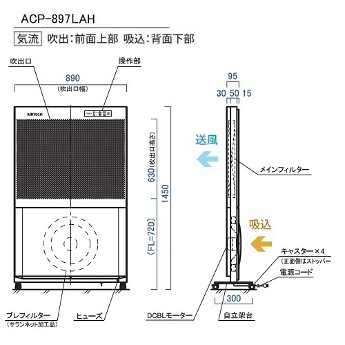 クリーンパーティション（全面層流型） | 日本エアーテック株式会社-